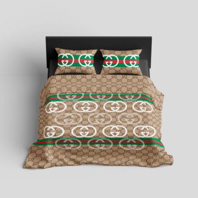 Gucci pattern bedsheet front