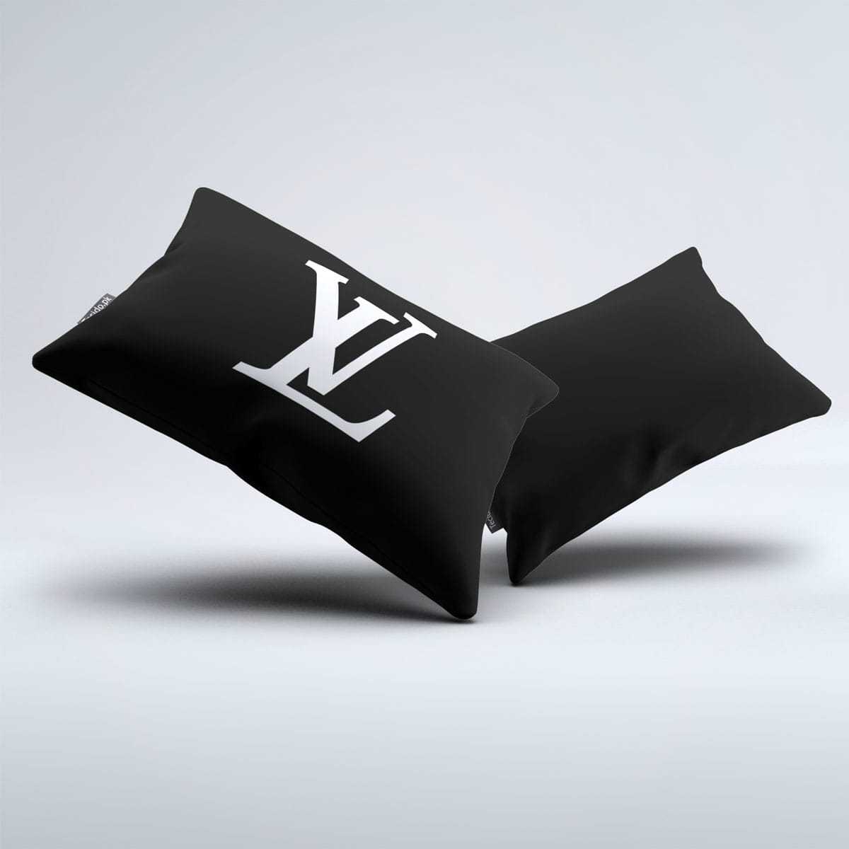 LVS logo black pillow covers