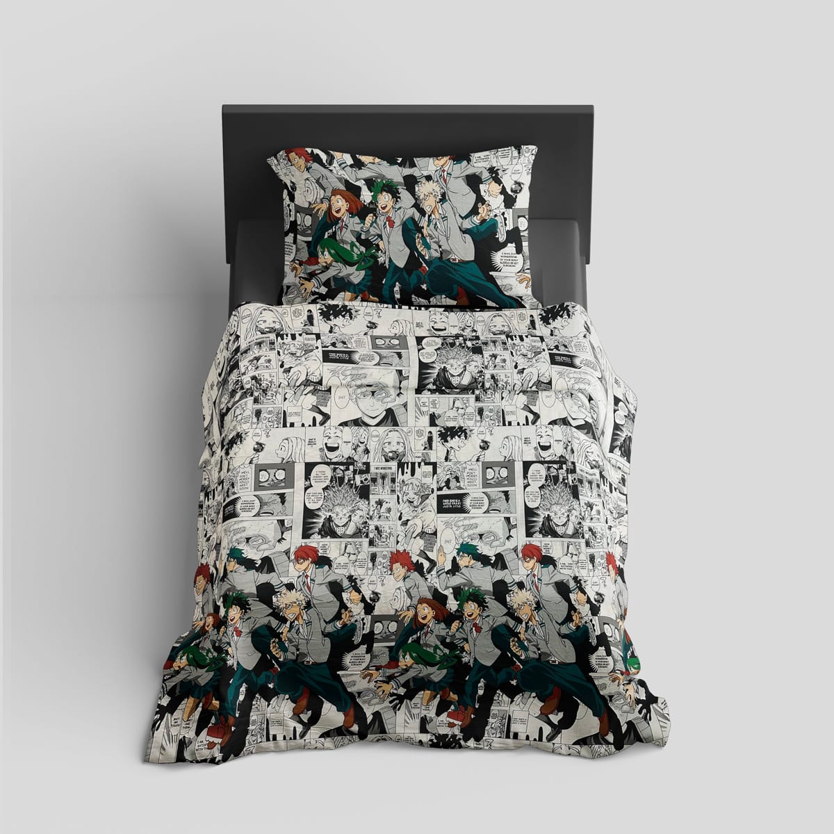 single flat bedsheet kids manga